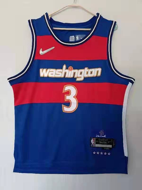 Men Washington Wizards #3 Beal Blue 2022 City Edition Nike NBA Jersey